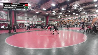 135 lbs Cons. Round 6 - Tatiana Chavarin, Ayala vs Sophia Harwood, South Hills