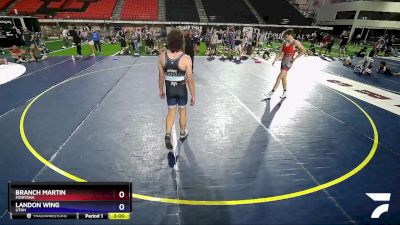 170 lbs Round 3 - Branch Martin, Montana vs Landon Wing, Utah