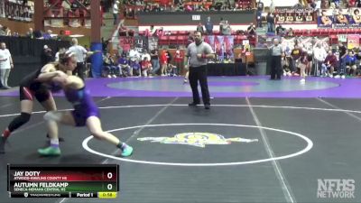 140 lbs Cons. Round 1 - Autumn Feldkamp, Seneca-Nemaha Central HS vs Jay Doty, Atwood-Rawlins County HS