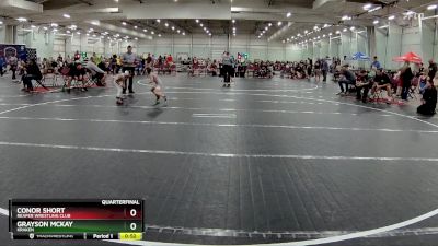 50 lbs Quarterfinal - Grayson McKay, Kraken vs Conor Short, Reaper Wrestling Club