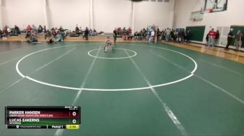 75 lbs Cons. Round 2 - Lucas Eakerns, Wyoming vs Parker Hansen, Green River Grapplers Wrestling