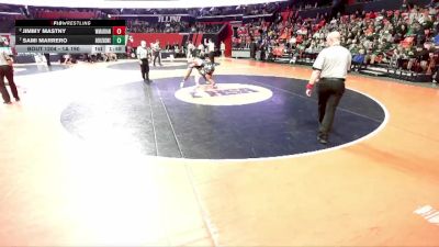 1A 190 lbs Quarterfinal - Sami Marrero, Chicago (Horizon/Southwest Chicago) vs Jimmy Mastny, Woodstock (Marian)