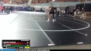 D4-215 lbs Quarterfinal - Hayden Charles, Page vs Ed Tingle, Willcox