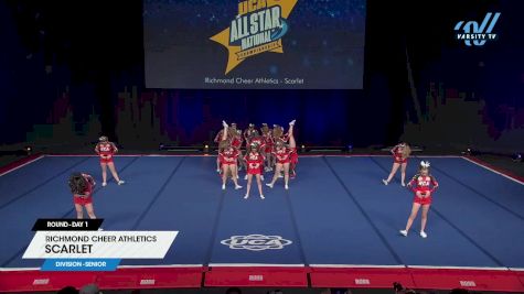 Richmond Cheer Athletics - Scarlet [2025 L1 Senior Day 1] 2025 UCA & UDA All Star National Championship