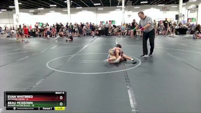 60 lbs Round 3 (6 Team) - Evan Whitbred, Keystone Krush vs Beau McKeown, Quaker Nation Black