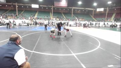 89 lbs Rr Rnd 2 - Brandon Sewell, NM Gold vs Andrew Montoya, Lockjaw WC