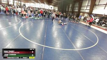 116 lbs Cons. Round 2 - Riah Tingey, Champions Wrestling Club vs Josie Cannon, Uintah