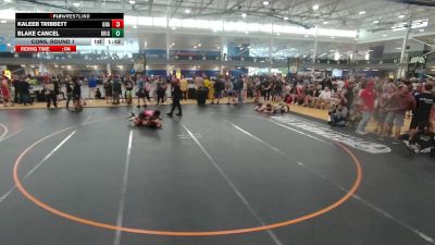 157 lbs Cons. Round 1 - Kaleeb Tribbett, Unattached vs Blake Cancel, Unattached