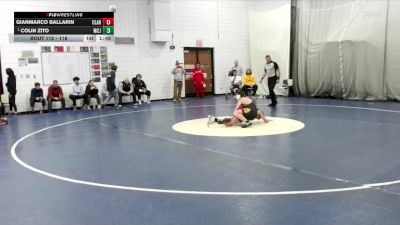 118 lbs Champ. Round 2 - Colin Zito, McQuiad Jesuit vs Gianmarco Ballarin, Clarence