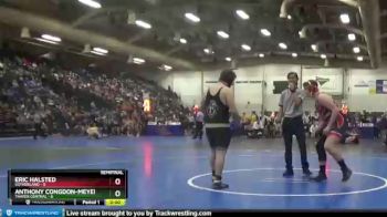220 lbs Semis & 1st Wrestleback (8 Team) - Anthony Congdon-Meyer, Thayer Central vs Eric Halsted, Sutherland