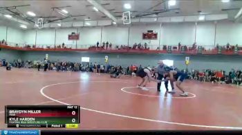 182 lbs Quarterfinal - Kyle Harden, Fighting Irish Wrestling Club vs Braydyn Miller, MXW