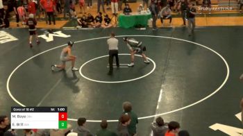 Consolation - Max Boye, Cohasset vs Eric Brill, Duxbury