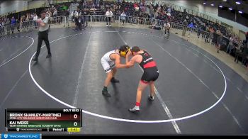 86 lbs Quarterfinal - Bronx Shanley-Martinez, Steel City Reloaded Wrestling Club vs Kai Weiss, Team Hammer Wrestling Academy Of KS