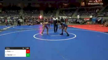 115 lbs Consolation - Journey Ruiz, Chatfield vs Zoey Barber, Nebraska Wrestling Academy