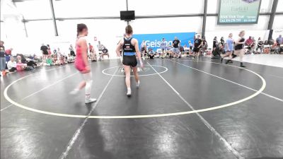 58 kg Semifinal - Jamie Cook, Michigan Rev Girls Blue vs Saige Olver, Mat Assassins Girls