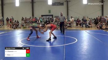 105 lbs Quarterfinal - David Gleason, Team Grind House vs Trae Rios, Lions Wrestling Academy