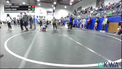 84 lbs Rr Rnd 2 - Rocky Witcosky, Team Nomad vs Alaura Lewis, Noble Takedown Club