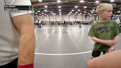 127 lbs Consi Of 32 #1 - Ella Walter, SC vs Dominic Casdia, CT