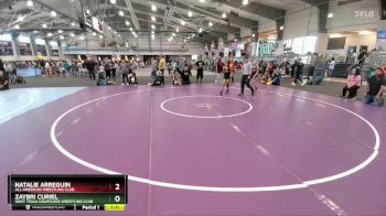 85 lbs Round 5 - Natalie Arreguin, All American Wrestling Club vs Zaybri Curiel, West Texas Grapplers Wrestling Club