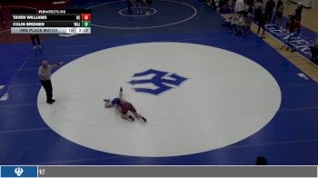 165 lbs 3rd Place Match - Taven Williams, Roanoke College vs Colin Bridges, Washington & Lee