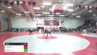 197 lbs Consi Of 8 #2 - Eli Makel, UNATT - Edinboro vs Mason Ellis, Unrostered