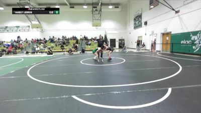 124 lbs 1st Place Match - Haely Lemus, East Los Angeles College vs Maleah Ballejos, Palomar College