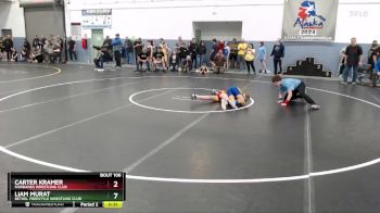 92 lbs Champ. Round 1 - Liam Murat, Bethel Freestyle Wrestling Club vs Carter Kramer, Fairbanks Wrestling Club