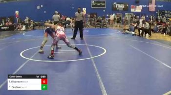 106 lbs Consolation - Tyler Kisamore, Belmont Platteville Youth Wrestling Club vs Carley Ceshker, Amtc