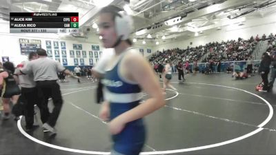 130 lbs Cons. Round 2 - Alice Kim, Cypress vs Alexa Rico, Camarillo