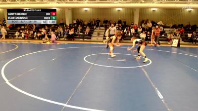 109-119 lbs Round 3 - Ellie Johnson, Rocket Wrestling Club / RWC vs Avryn Beiker, Hays Wrestling Club