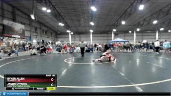 100 lbs Cons. Round 4 - Jason Symons, Sandpoint Middle School vs Ryker Allen, Team Real Life