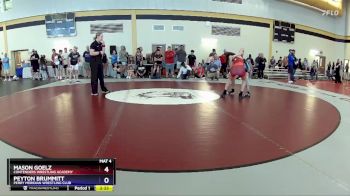 120 lbs Quarterfinal - Mason Goelz, Contenders Wrestling Academy vs Peyton Brummitt, Perry Meridian Wrestling Club