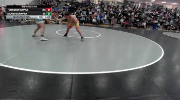 215 lbs Quarterfinal - Joaquin Capra, Blue Valley Southwest vs Jacob Schipper, Spencer