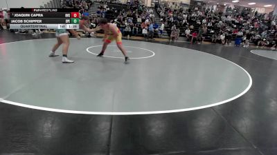 215 lbs Quarterfinal - Joaquin Capra, Blue Valley Southwest vs Jacob Schipper, Spencer