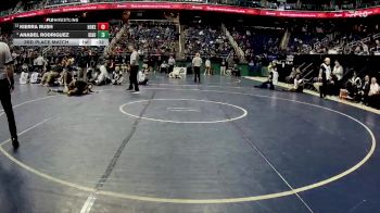 132 lbs 3rd Place Match - Kierra Rush, Hoke County vs Anabel Rodriguez, Dixon