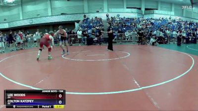 138 lbs Champ. Round 1 - Lee Woods, OH vs Colton Katzfey, WI