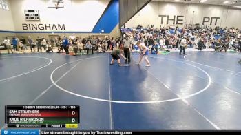 145+ Champ. Round 1 - Sam Struthers, Fremont Wrestling Club vs Kade Richardson, Champions Wrestling Club