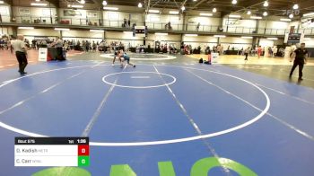 130A lbs 3rd Place - Dylan Kadish, Metrowest United vs Cj Carr, Wyalusing