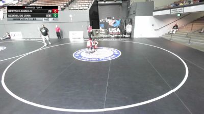 71 lbs Cons. Rd Of 16 - Keaton Laughlin, Junior Panther Wrestling vs Ezekiel De Luna, Daniel Cormier Wrestling Club