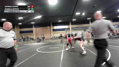 136 lbs Consi Of 16 #1 - Safirah Ladore, Lahaina Roughnecks vs Isabella Dipippo, Dipippo