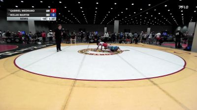 115 lbs Semis - Gabriel Medrano, Gracie Barra Westchase vs Nolan Martin, Spartan Mat Club