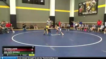 65 lbs Placement - Bre Faith Nichols, Missouri Blue vs Victoria Lange, Grit And Grace