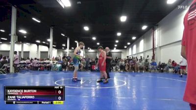 250 lbs Round 3 (4 Team) - Kaydence Burton, Tennessee vs Zane Taliaferro, Georgia