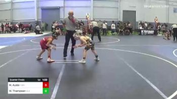 66 lbs Quarterfinal - Manny Ayala, Toros WC vs West Thompson, Silver State