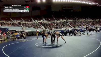 120-D3 Semifinal - Sebastian Serrano, Sahuarita High School vs Liam Felix, Yuma High School