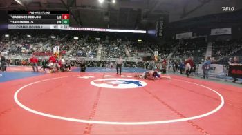 4A-215 lbs Champ. Round 1 - Cadence Redlon, Laramie vs Taiton Mills, Evanston