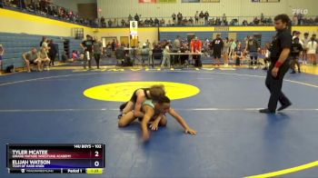 102 lbs Cons. Round 3 - Elijah Watson, Team Of Hard Knox vs Tyler McAtee, Girard Matside Wrestling Academy