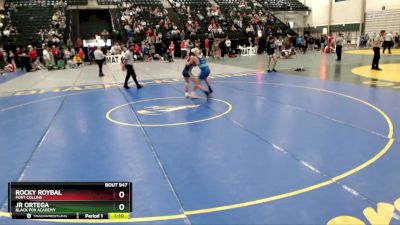 126 lbs Semifinal - Jr Ortega, Black Fox Academy vs Rocky Roybal, Fort Collins