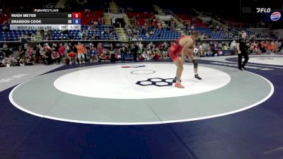 190 lbs Champ. Rd Of 128 - Hugh Meyer, ND vs Brandon Cook, OR