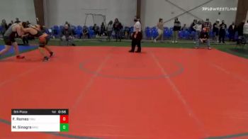 190 lbs 5th Place - Frankie Romeo, Triumph vs Michael Sinagra, Bridgewater